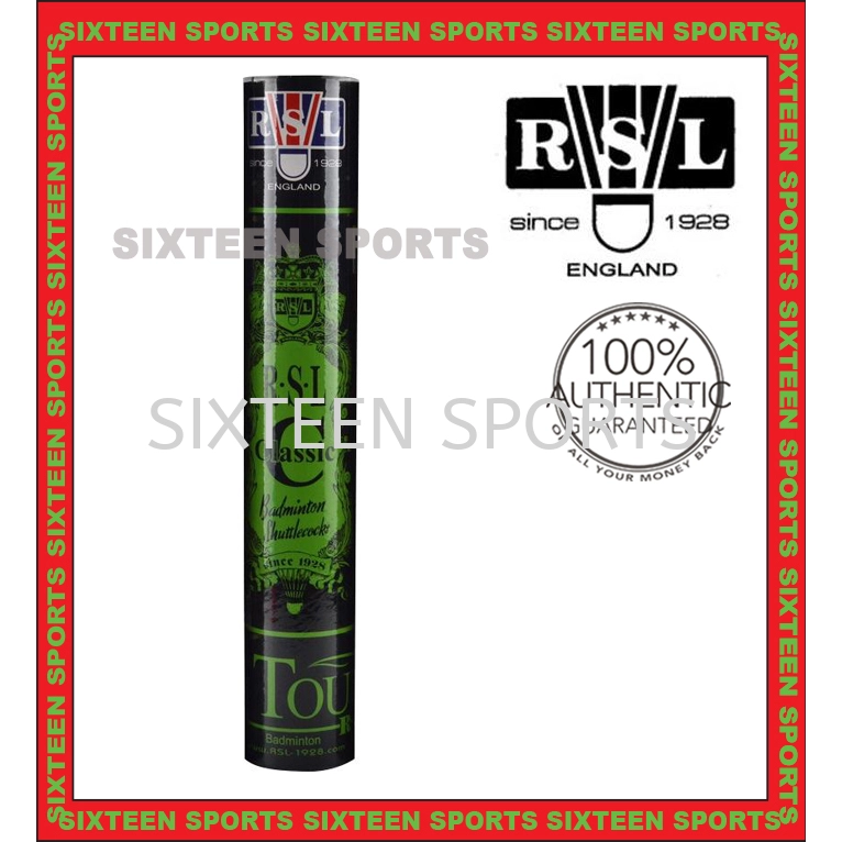 RSL Classic Tourney Shuttlecocks (12pcs in a tube)