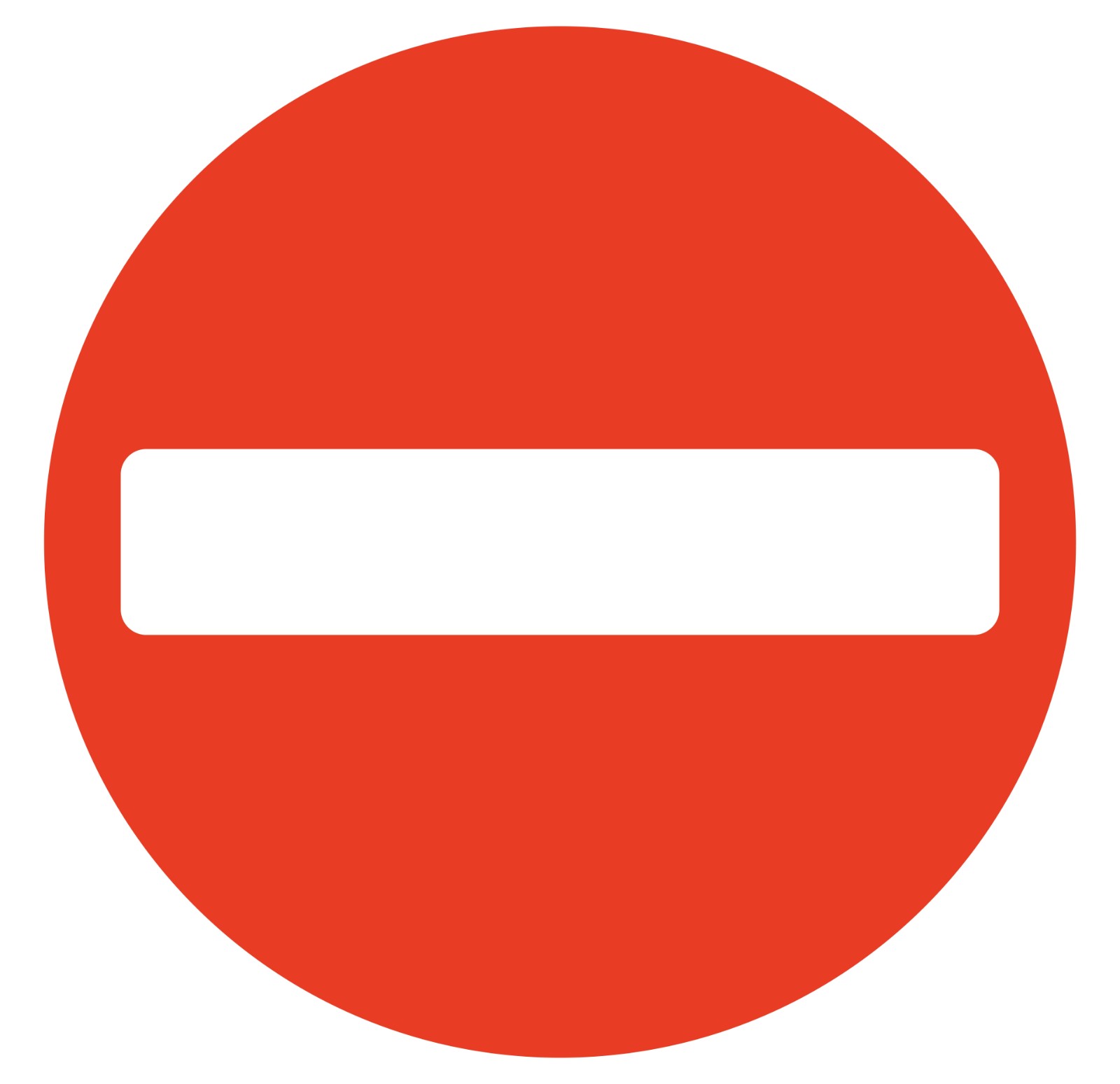 Papan Tanda Kenderaan Dilarang Masuk (No Entry Road Signage) Code: AR0004