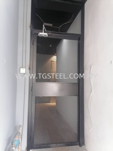 Metal Door with Powder Coat  Door Grill & Swing Door Kuala Lumpur (KL), Malaysia, Selangor, Cheras Supplier, Installation, Supply, Supplies | TG Steel Design & Engineering