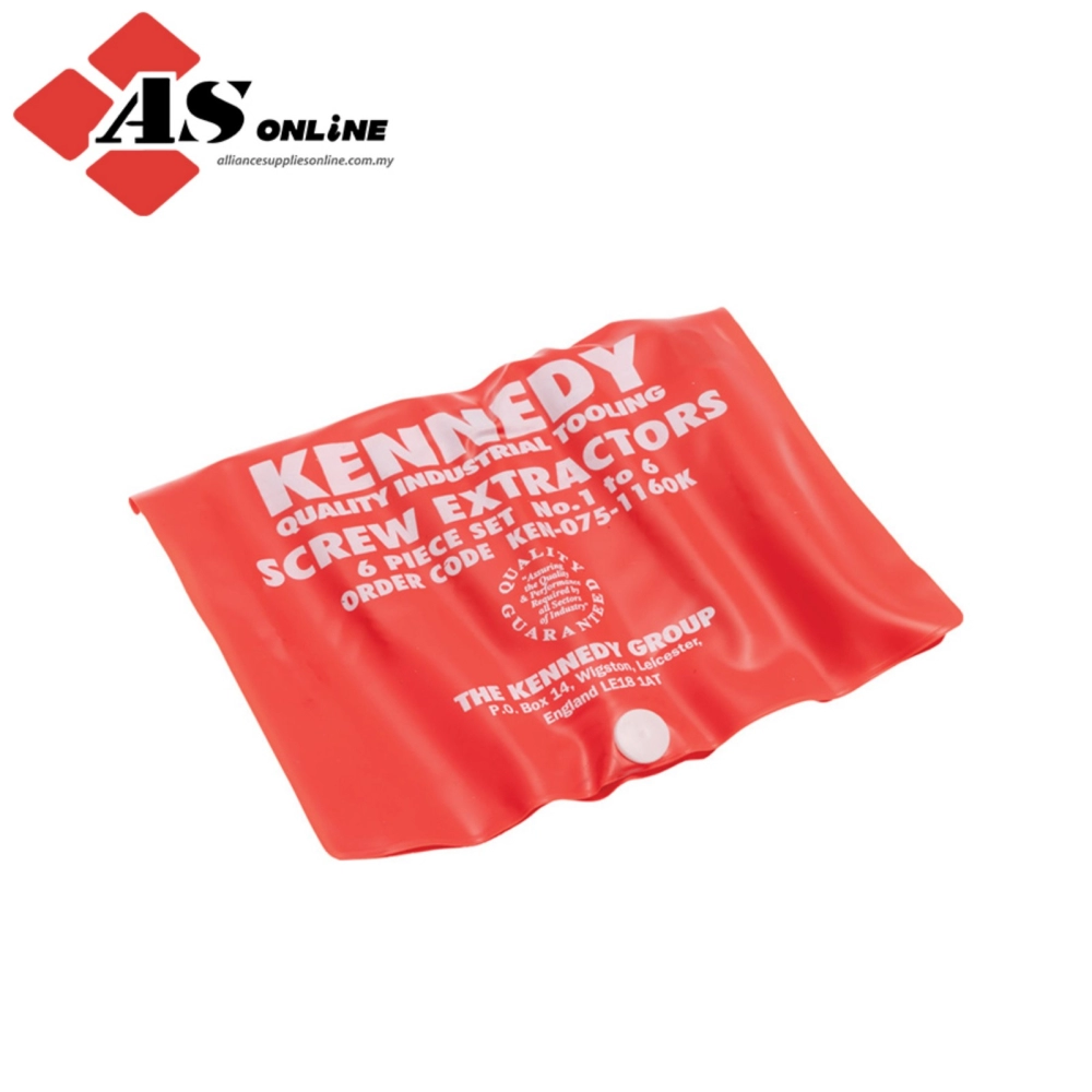 KENNEDY 6 Piece Screw Extractor Set / Model: KEN0751160K