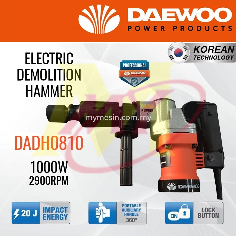 DAEWOO DADH0810 Demolition Hammer 1000W [Code: 10206]