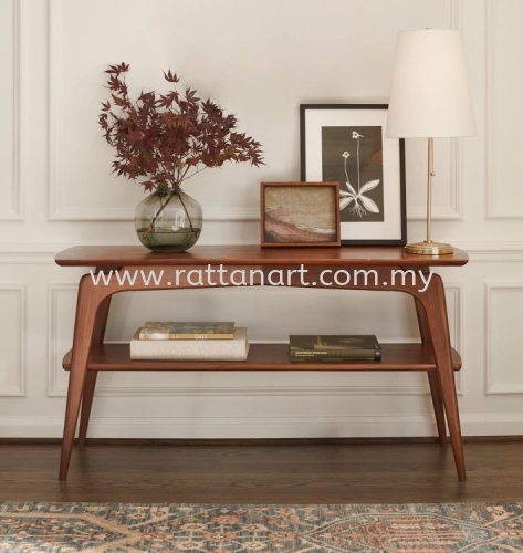 WOODEN CONSOLE TABLE