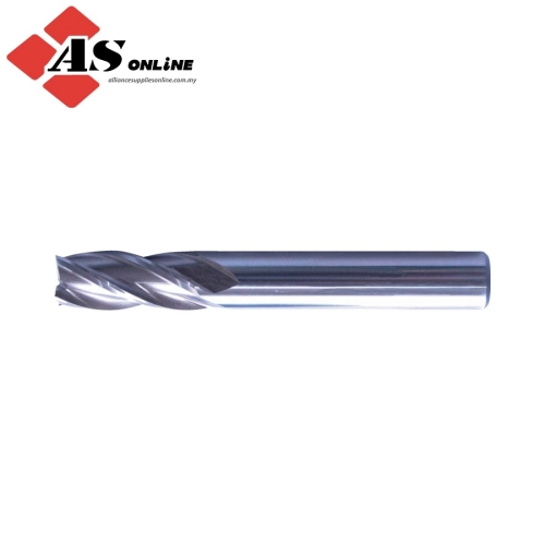 SHERWOOD End Mill, Long, Plain Round Shank, 9mm, Cobalt High Speed Steel, Bright / Model: SHR0613880V 