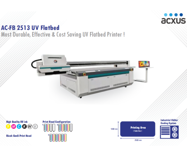 AC-FB2513 UV Flatbed UV Printer Large Format Printer Selangor, Malaysia, Kuala Lumpur (KL) Supplier | ACXUS SDN BHD