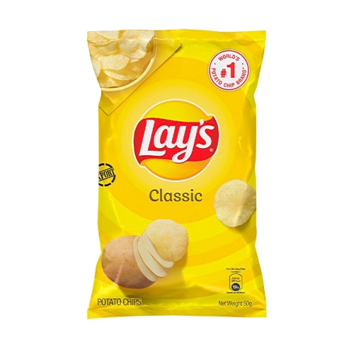 Lay's Classic Flavour Potato Chips 50g