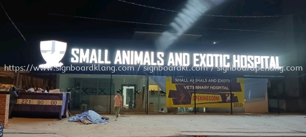 Small Animals And Exotic Aluminium Ceiling Trim Base With 3D LED Frontlit Lettering Logo Signage At Bangsar Kuala Lumpur 3D ALUMINIUM CEILING TRIM CASING BOX UP SIGNBOARD Klang, Malaysia Supplier, Supply, Manufacturer | Great Sign Advertising (M) Sdn Bhd