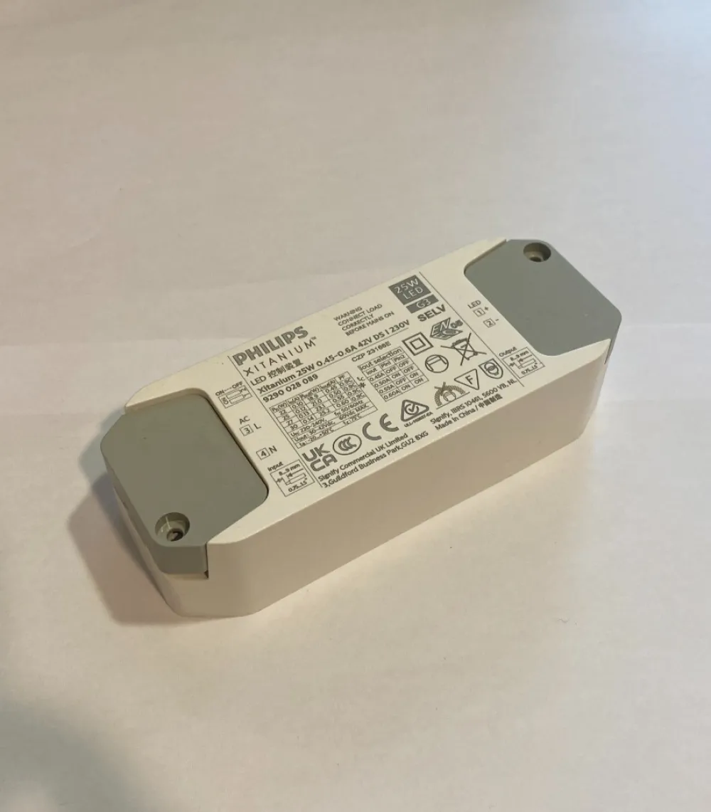 PHILIPS XITANIUM 25W 0.45-0.6A 42V DS I 230V LED ELECTRONIC BALLAST/DRIVER 929002808906