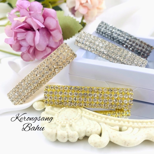 Elegant Brooch 2pcs [FREE BOX] Kerongsang Bahu Panjang Hijab Brooch Shoulder Full Rhinestone B620