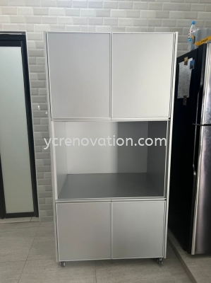 Aluminium Moveable Cabinet