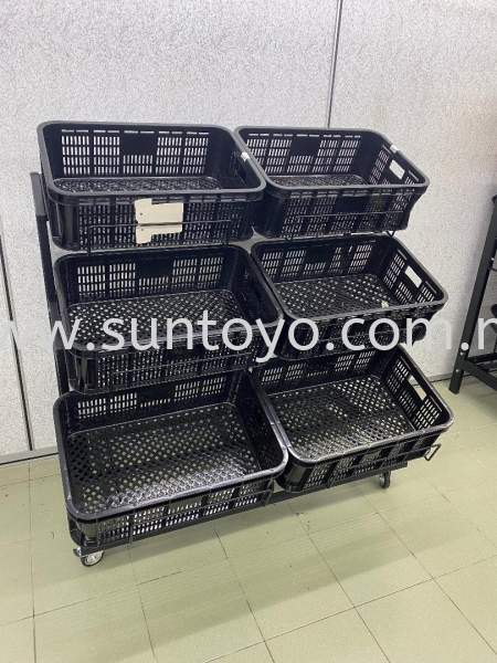 3 Tier Fruits & Vegetable Stand Fruits & Vegetable Rack Retail Display Rack Johor Bahru (JB), Malaysia, Johor Jaya, Taman Sentosa Supplier, Suppliers, Supply, Supplies | Suntoyo Enterprise (M) Sdn Bhd