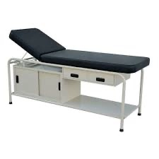 MEDICAL EXAMINATION COUCH WITH HALF CABINET DRAWER