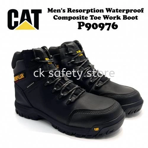 CATERPILLAR MEN'S RESORPTION WATERPROOF COMPOSITE TOE WORK BOOT P90976