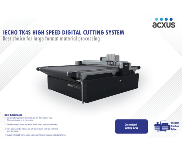 IECHO TK4S High Speed Digital Cutting System Machine  Flatbed Cutting Plotter Large Format Cutting Plotter Selangor, Malaysia, Kuala Lumpur (KL) Supplier | ACXUS SDN BHD