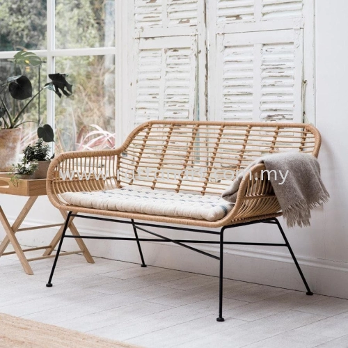 RATTAN BENCH