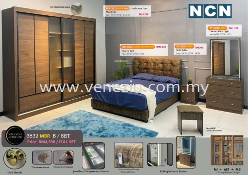 VNCN 3832 8X8 Bedroom Set