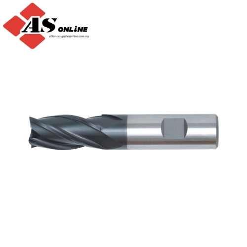 SWISSTECH 95, End Mill, Regular, Weldon Flat Shank, 8mm, Cobalt High Speed Steel / Model: SWT1659508A