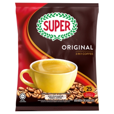 Super White Coffee Original 3 In 1 25’s x 450g
