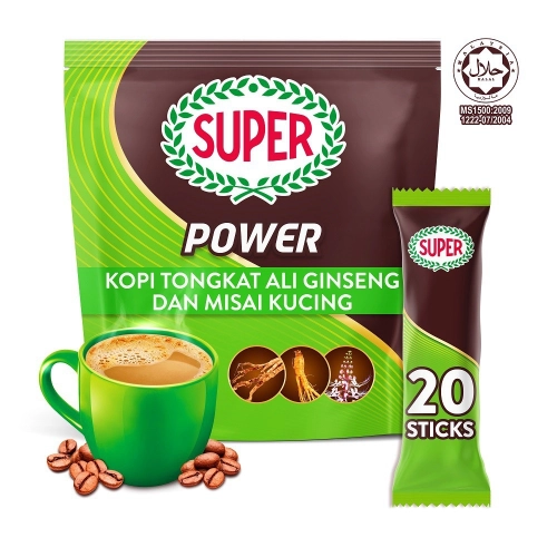 Super white coffee Power Kopi Tongkat Ali 6 In 1 20’s 560g