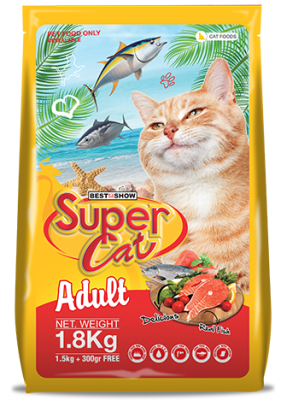 1.8KG SUPER CAT DRY CAT FOOD - ADULT