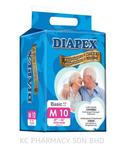DIAPEX Adult Diapers - M(10 Packs) [CLEARANCE STOCK]