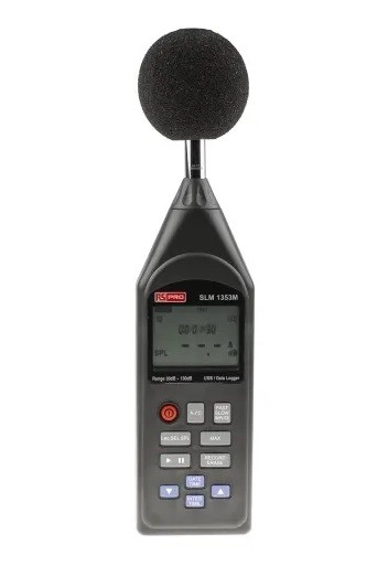  123-2226 - RS PRO ISO-TECH SLM1353M Datalogging Sound Level Meter, 30dB to 130dB, 8kHz max