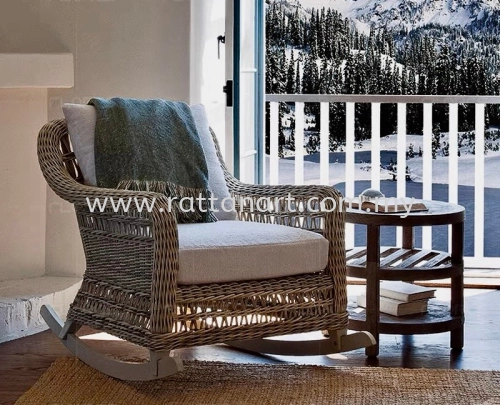 SYNTHETIC ROCKING CHAIR ( INDOOR / OUTDOOR)