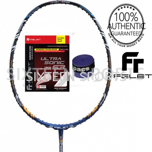 FELET THE LEGENDARY ZAKRY RACQUET VERSION 2.0 (C/W FELET STRING & OVERGRIP)