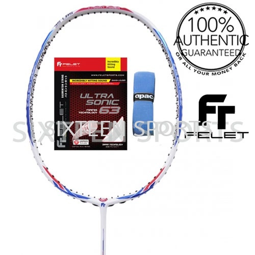 Felet TJ Power Speed Badminton Racket (C/W Felet String & Grip)