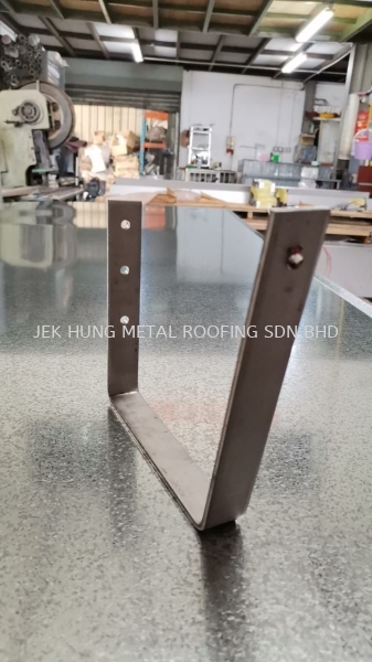 mild steel gutter bracket Supply Material, Cut & Bend Service  Melaka, Malaysia Services | JEK HUNG METAL ROOFING SDN BHD