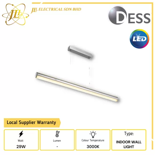 DESS GLJT3401 29W 240V 3000K INDOOR LED LINEAR LIGHT