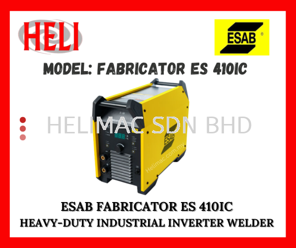 ESAB Fabricator ES 410iC Heavy-Duty Industrial Inverter Welder ESAB Products Puchong, Selangor, Kuala Lumpur (KL), Malaysia Supplier, Dealer, Reseller, Distributor, Export | HELIMAC SDN BHD