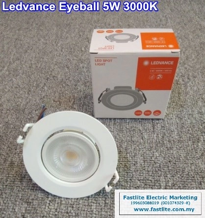 Ledvance LED Eyeball 5W 3000K Warm White