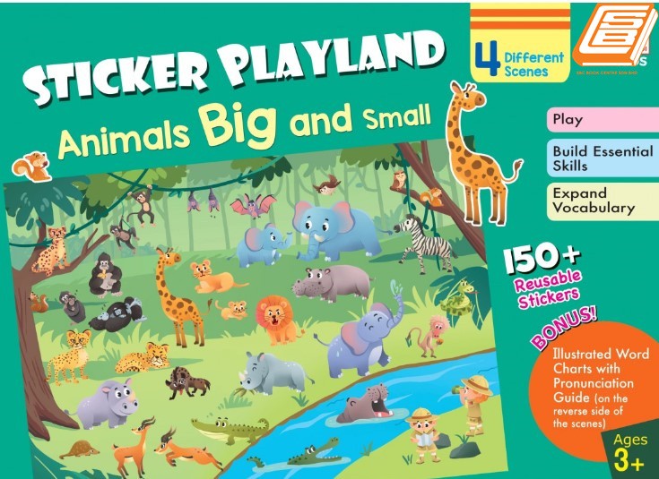 Sticker Playland - Animals Big and Small