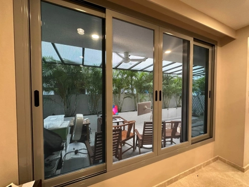 Security Stainless Steel Mosquito Wire Mesh Sliding Window @ 18 Mei Hwan Crescent, Singapore