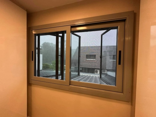 Security Stainless Steel Mosquito Wire Mesh Sliding Window @ 18 Mei Hwan Crescent, Singapore