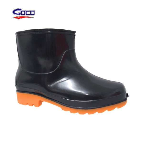 MEN LOW CUT PULL-UP RAIN BOOTS (GC 3516-BK/BE) (SS.X) Goco Water Boots Malaysia, Perak, Ipoh Supplier, Wholesaler, Retailer, Supplies | SYARIKAT PERNIAGAAN SOOI SENG SDN BHD