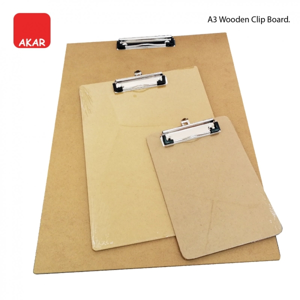 A3 Wooden Wire Clip Board -1 pc- Clipboard Filing Product Selangor, Malaysia, Kuala Lumpur (KL), Semenyih Supplier, Suppliers, Supply, Supplies | V CAN (1999) SDN BHD