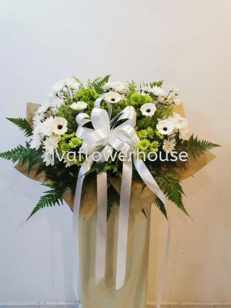 Condolend 038 Condolence Sympathy Flower Stand Johor Bahru (JB), Malaysia, Ulu Tiram Supplier, Suppliers, Supply, Supplies | HV A Flower House