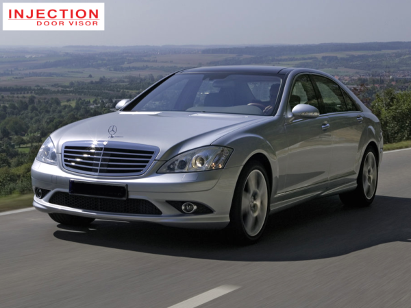 MERCEDES S-CLASS W221 (LONG WHEEL BASE) 2006 - 2013 = INJECTION DOOR VISOR WITH STAINLESS STEEL LINING MERCEDES INJECTION Malaysia, Selangor, Kuala Lumpur (KL), Semenyih Manufacturer, Supplier, Supply, Supplies | Venttec Supply (M) Sdn Bhd
