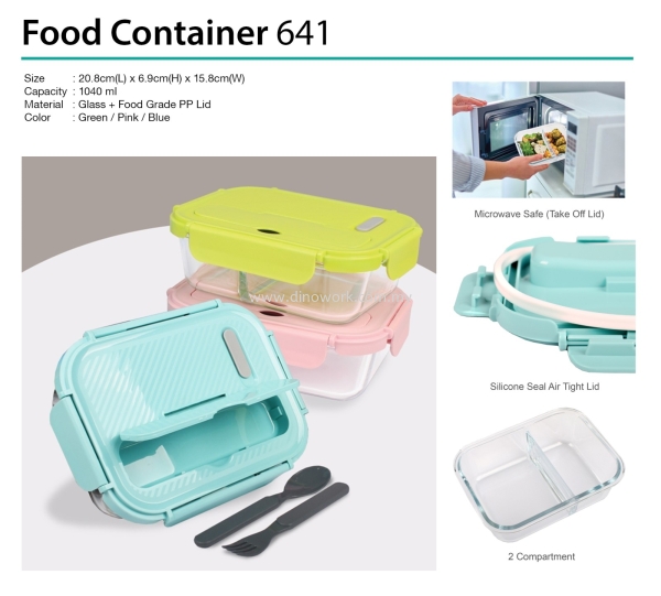 Food Container 641 Lunch Box Household Johor Bahru (JB), Malaysia Supplier, Wholesaler, Importer, Supply | DINO WORK SDN BHD