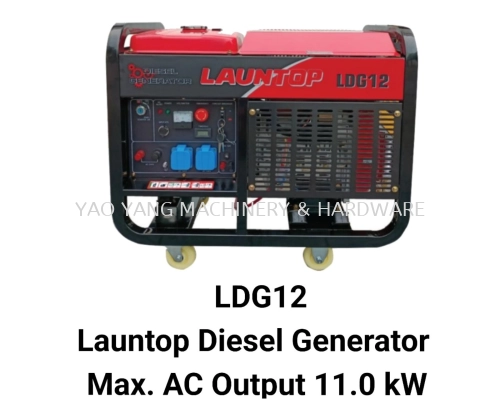 LDG12 Launtop Diesel Generator Max. AC Output 11.0 kW