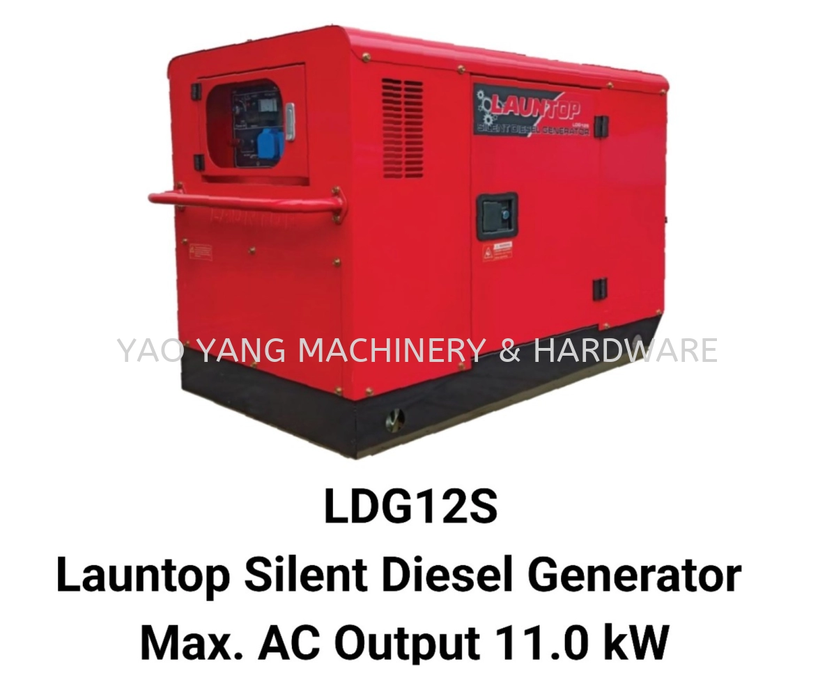 LDG12S Launtop Silent Diesel Generator Max. AC Output 11.0 kW