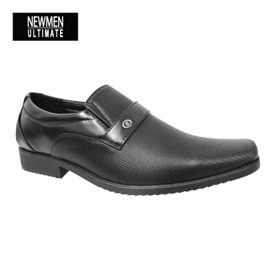 MEN SLIP ON FORMAL BLACK SHOE  (MS 8312-BK) (MT.X)