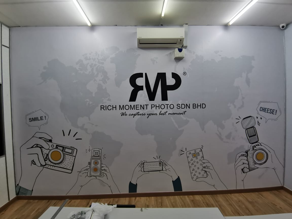 RMP_RICH MOMENT PHOTO SDN BHD INKJET WALLPAPER PRINTING AT MARAN TOWN MARAH PAHANG MALAYSIA