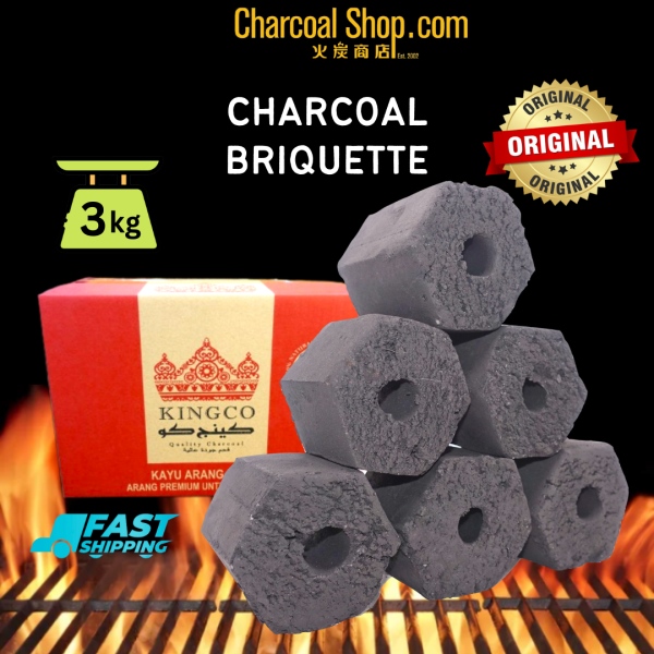 CHARCOAL BBQ ARANG KAYU ̿ (Charcoal Briquette - 3kg) Others Malaysia, Selangor, Klang, Kuala Lumpur (KL) Supplier, Manufacturer, Supply, Supplies | Charcoalshop.com