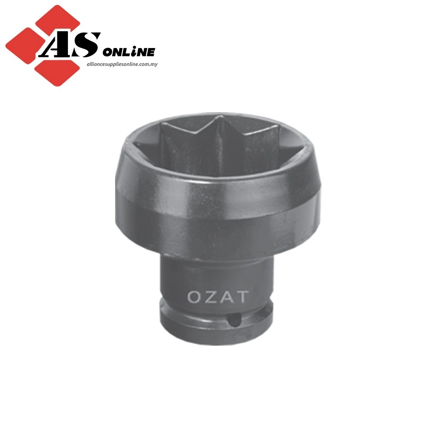 OZAT 8 PT. 1" SQ. DR. X 1-1/2" 38 MM Deep Well Socket / Model: DS-1624M38L 