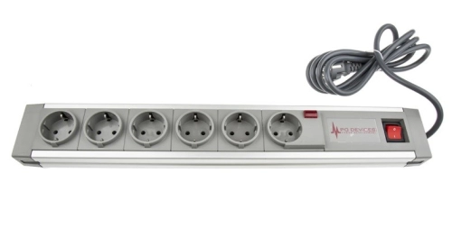 RS PRO, RS PRO 2m 6 Socket Type G - British Extension Lead, 230 V ac, 249-4558
