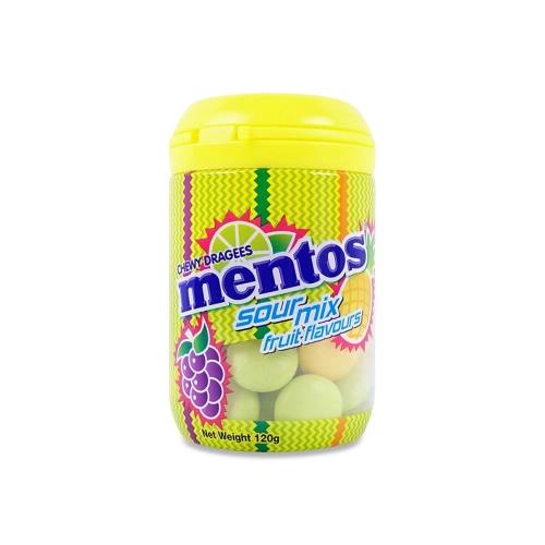 Mentos Sour Mix Fruit Flavour (Bottle) 120g