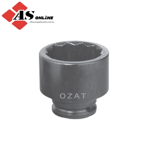 OZAT 12 PT. 1-1/2" SQ. DR. X 3" 76 MM Socket / Model: DH-2448M76