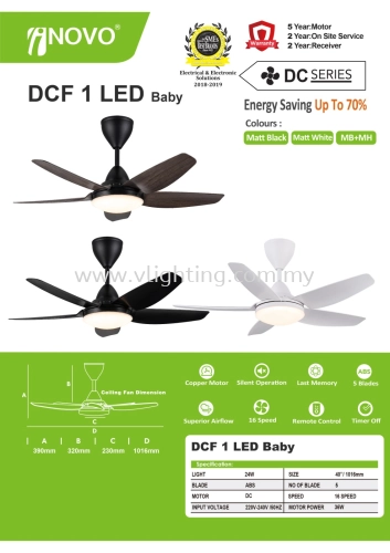 INOVO DCF 1 baby 40 LED